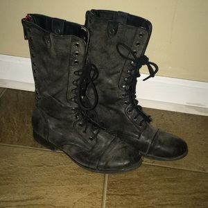 Lace up Combat Boots